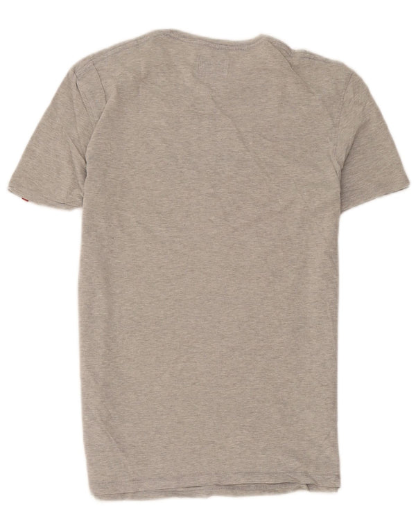 Levi's T-Shirt Top Small Homme Gris Moucheté Coton