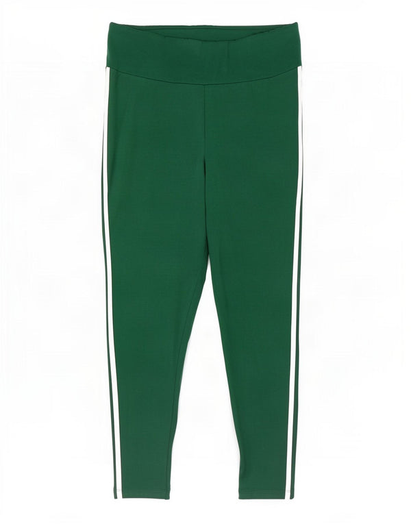 Adidas Leggings Femme UK 18 XL Vert Coton