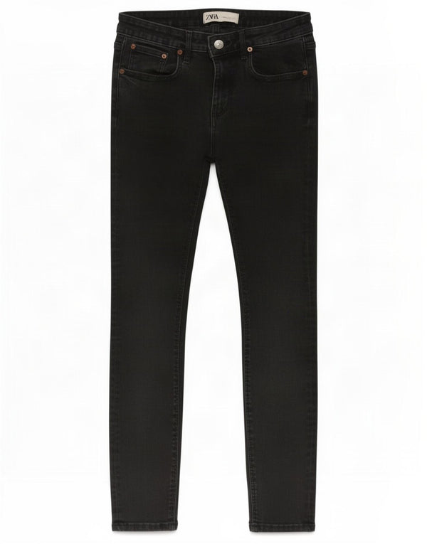 Zara Jean skinny femme EU 38 Small W28 L26 Coton noir