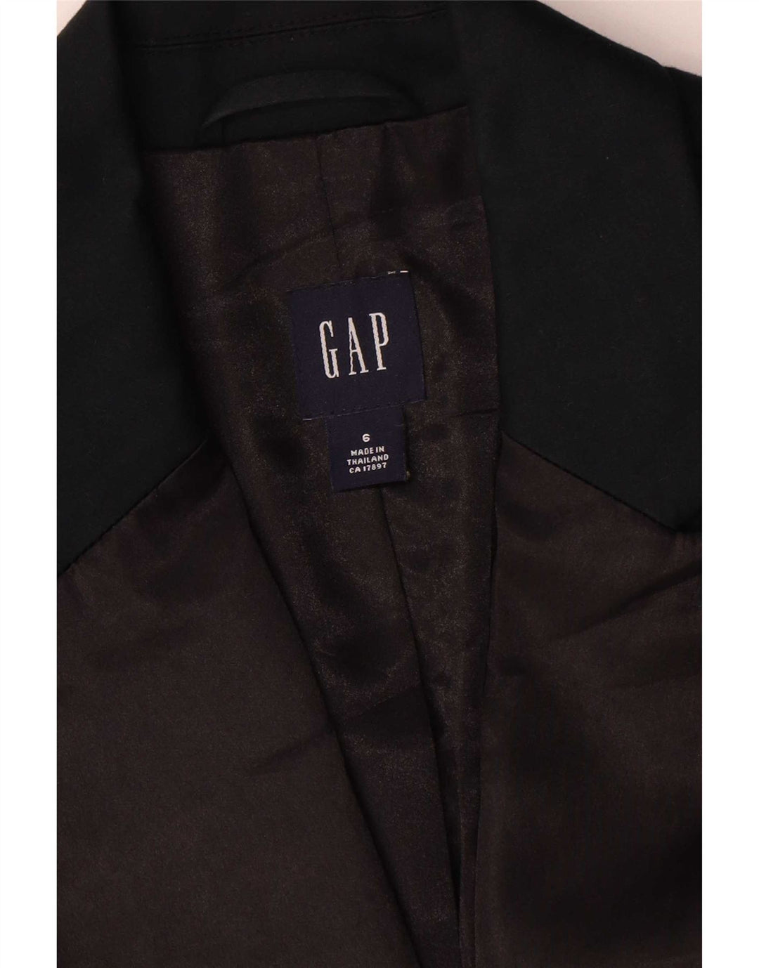 Gap Veste Blazer 1 Bouton Femme US 6 Coton Bleu Marine Moyen