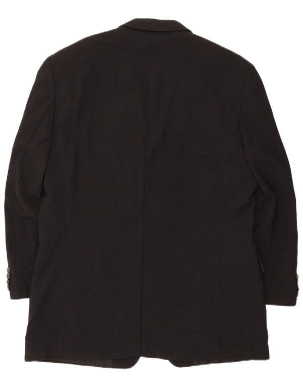 HUGO BOSS Veste Blazer 3 Boutons Homme EU 54 2XL Noir Laine
