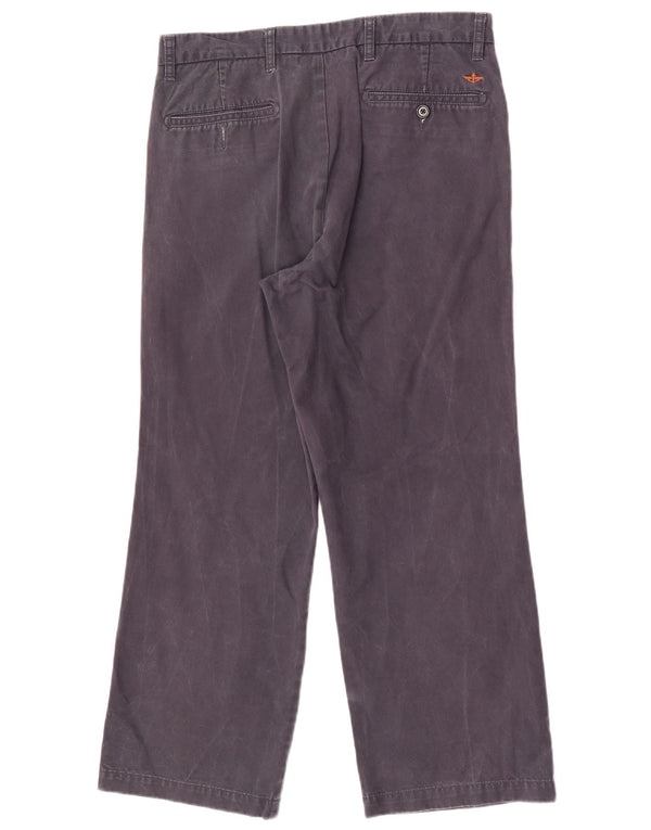 Dockers Pantalon Chino Coupe Classique Homme W34 L29 Bleu Marine Coton