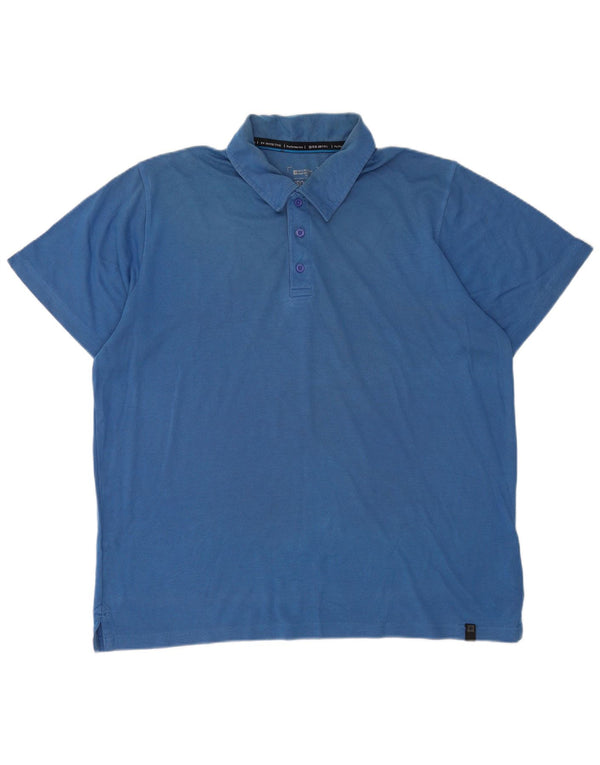 Mountain Warehouse Polo IsoCool XL Homme Bleu Coton