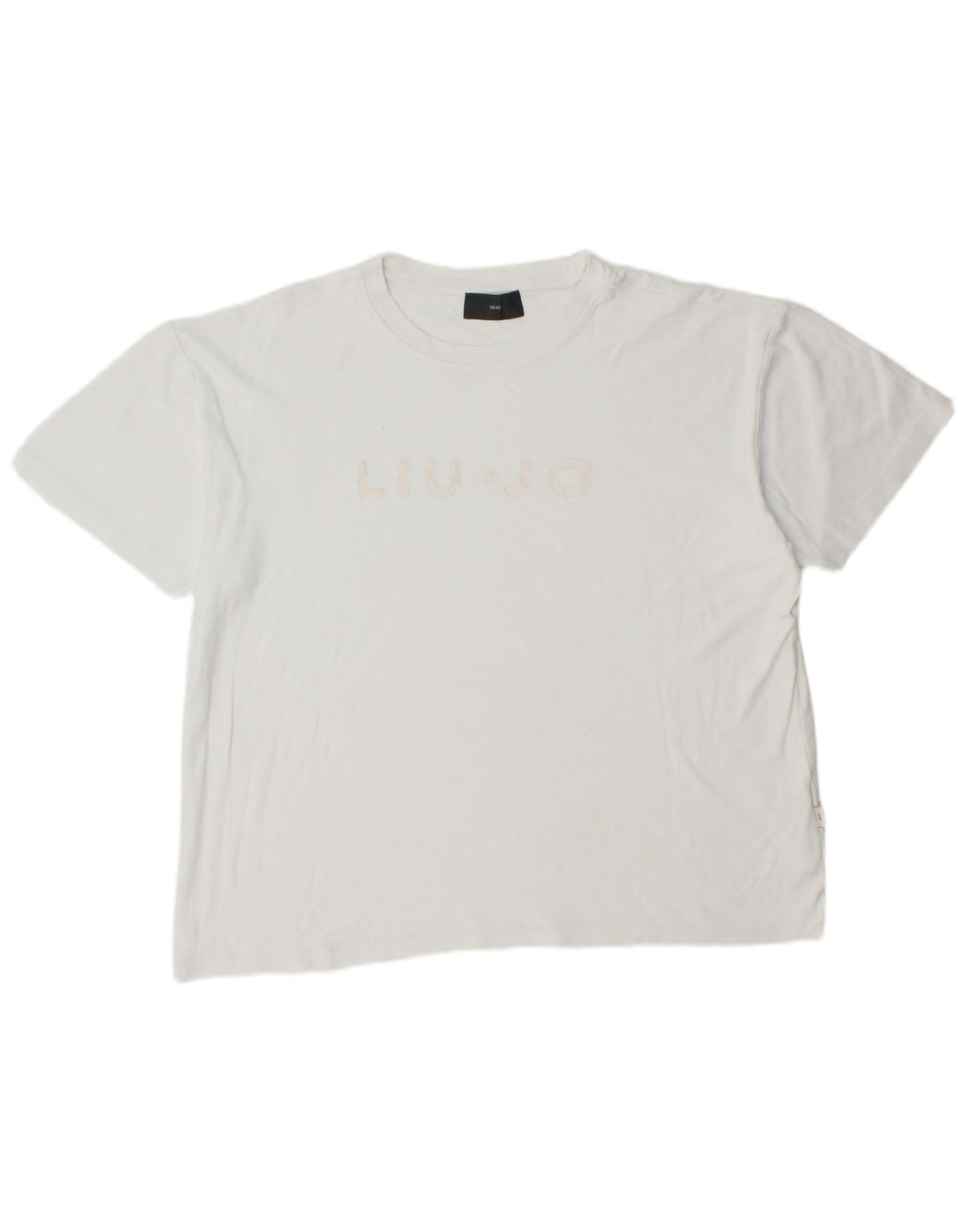 LIU JO T-Shirt Graphique Homme Top XL Coton Blanc