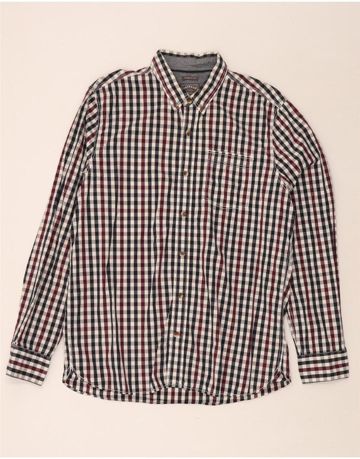 FAT FACE Chemise Coupe Classique Grand Carreau Multicolore Coton Homme