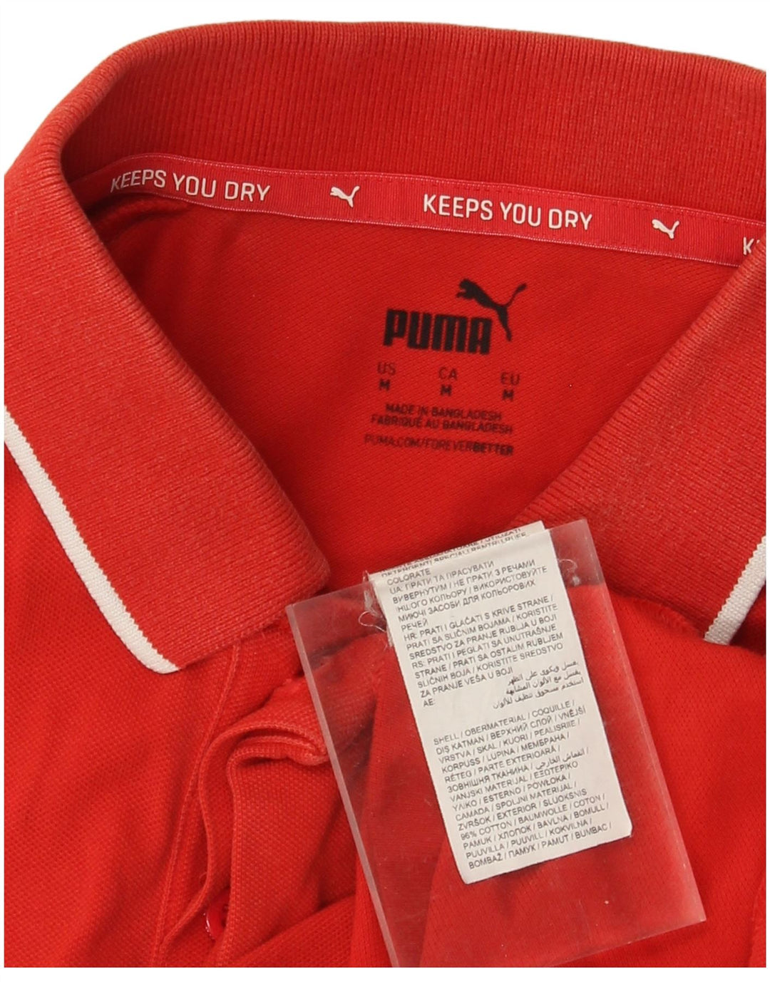 Puma Polo Graphic Homme Rouge Moyen Cotton Sports