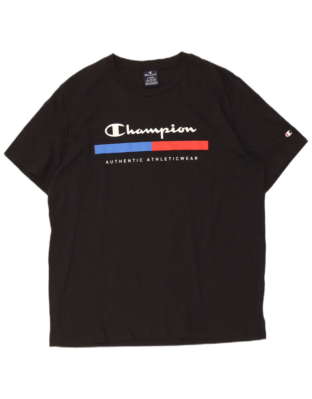 Champion T-Shirt Graphique Homme Grand Noir