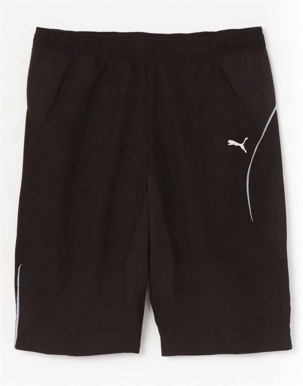 Puma Short de Sport Bermuda Homme Noir Moyen