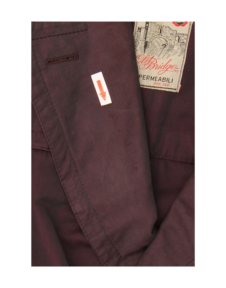 vintage Mens Trench Coat UK 40 Grand Violet