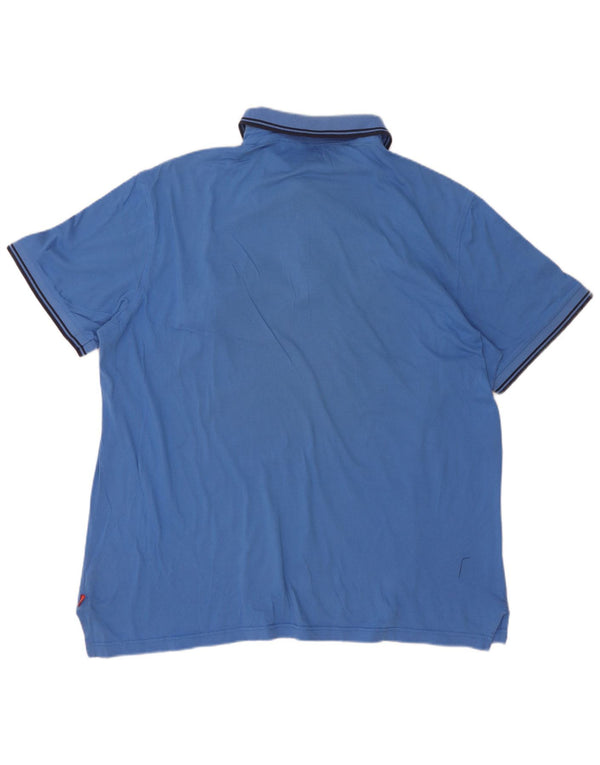 Izod Polo Homme XL Bleu Coton