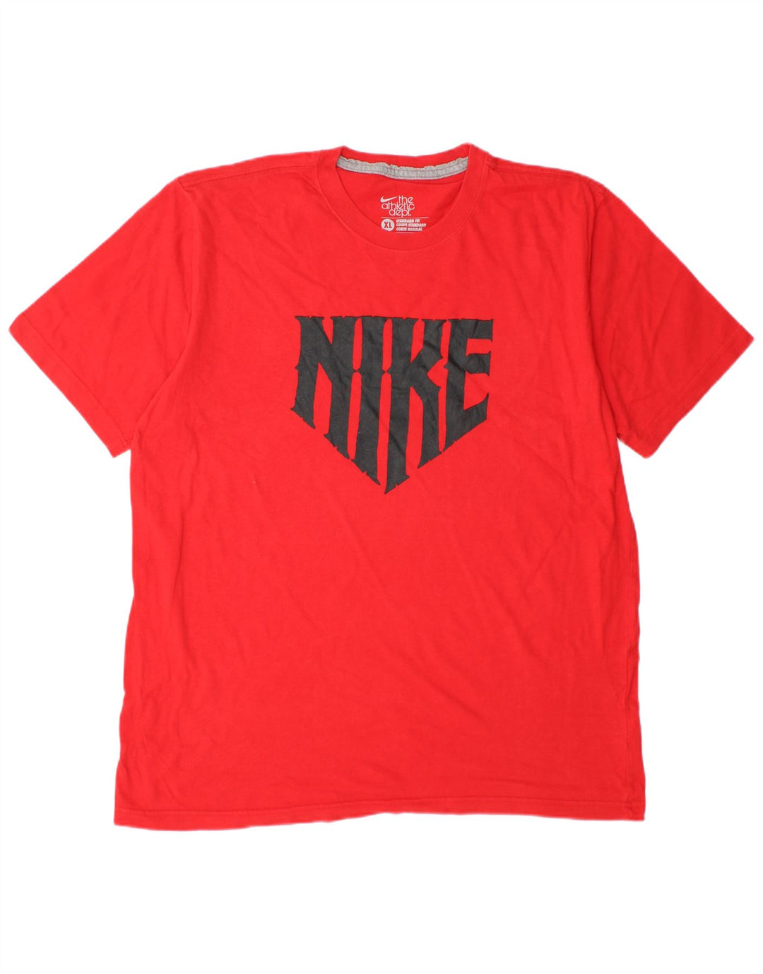 Nike Coupe Standard pour homme Coupe standard T-shirt graphique Top XL Rouge Coton
