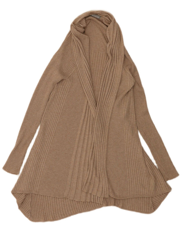 Marks & Spencer Pull cardigan ouvert long pour femme UK 14 Beige moyen