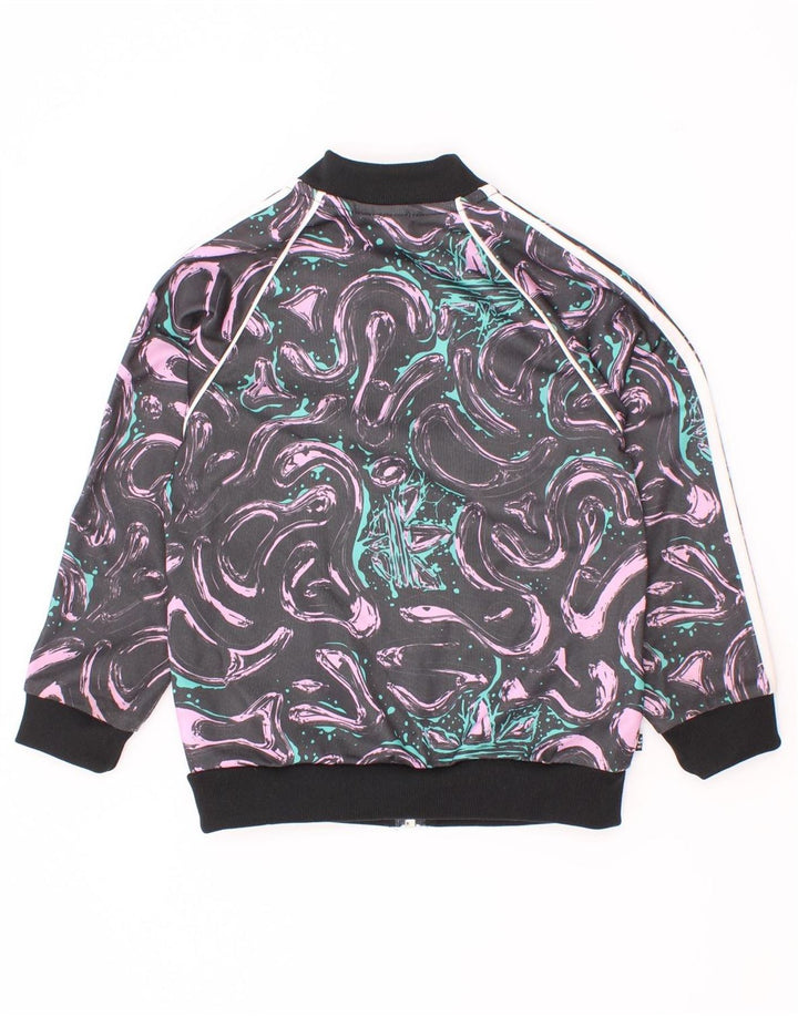 Adidas Veste de survêtement à motif abstrait pour fille 2-3 ans Multicolore