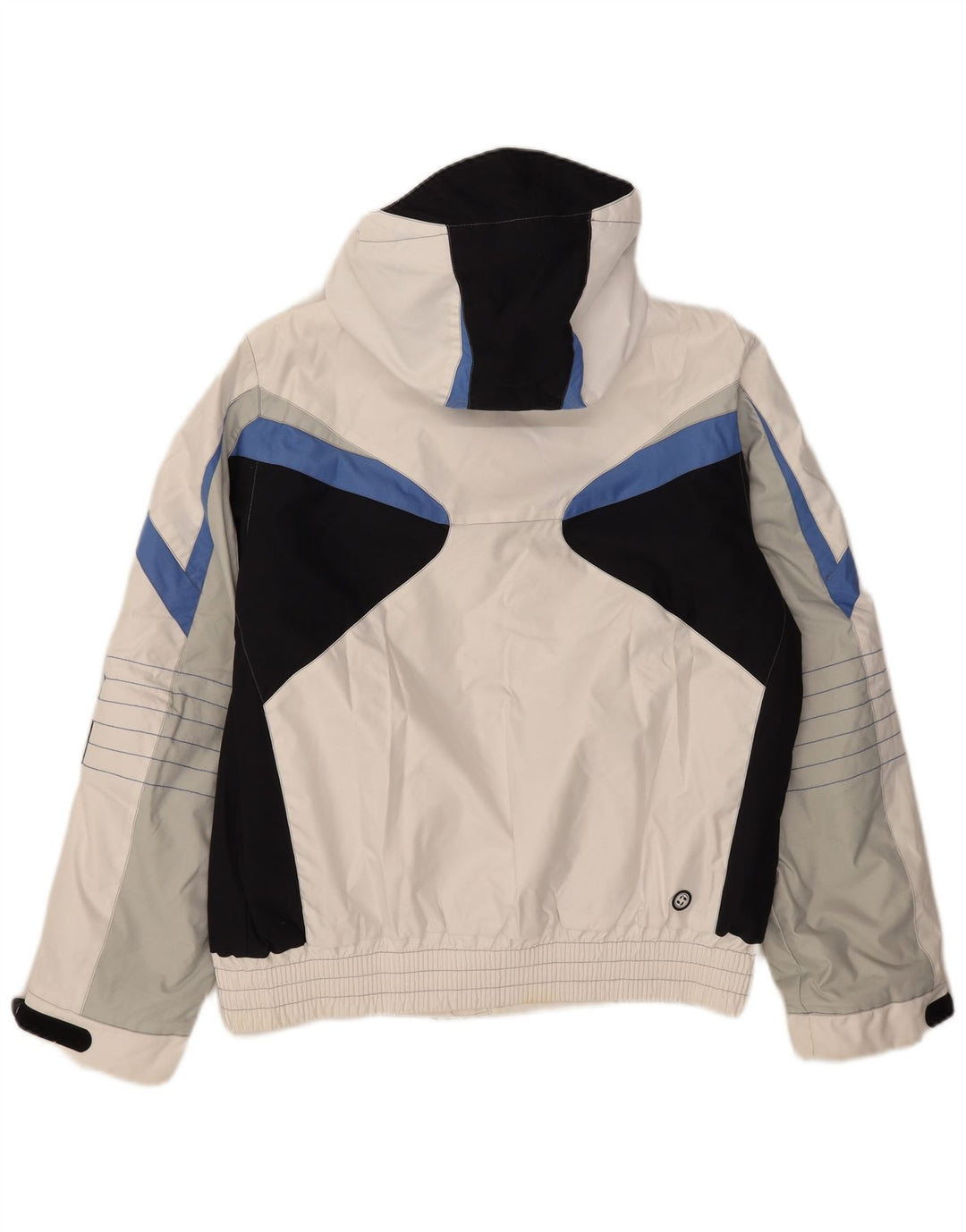 Colmar Veste de ski à capuche pour homme IT 48 Medium White Colourblock