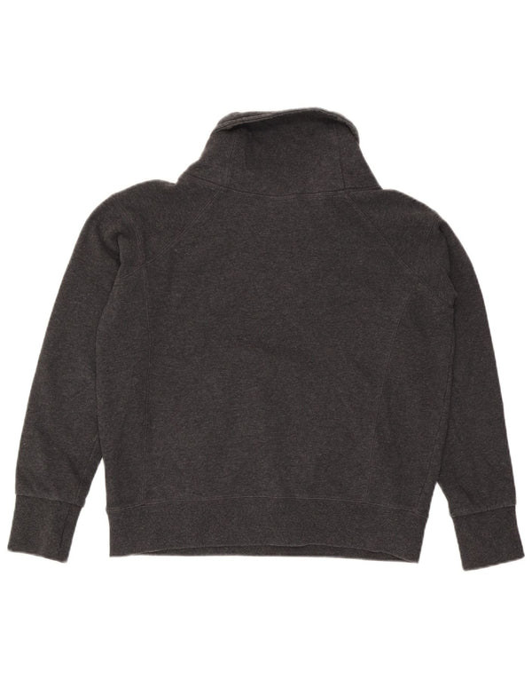 NFL Femmes New England Patriots Graphic Sweatshirt Jumper UK 14 Gris Moyen