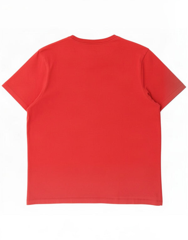 Nike Mens T-Shirt Top 2XL Red Cotton