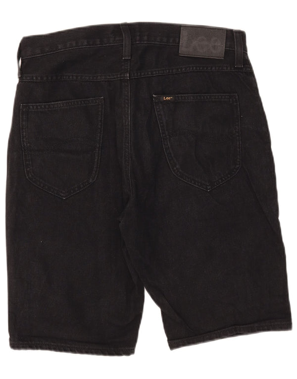 Lee Mens Denim Shorts W30 Medium Black Cotton