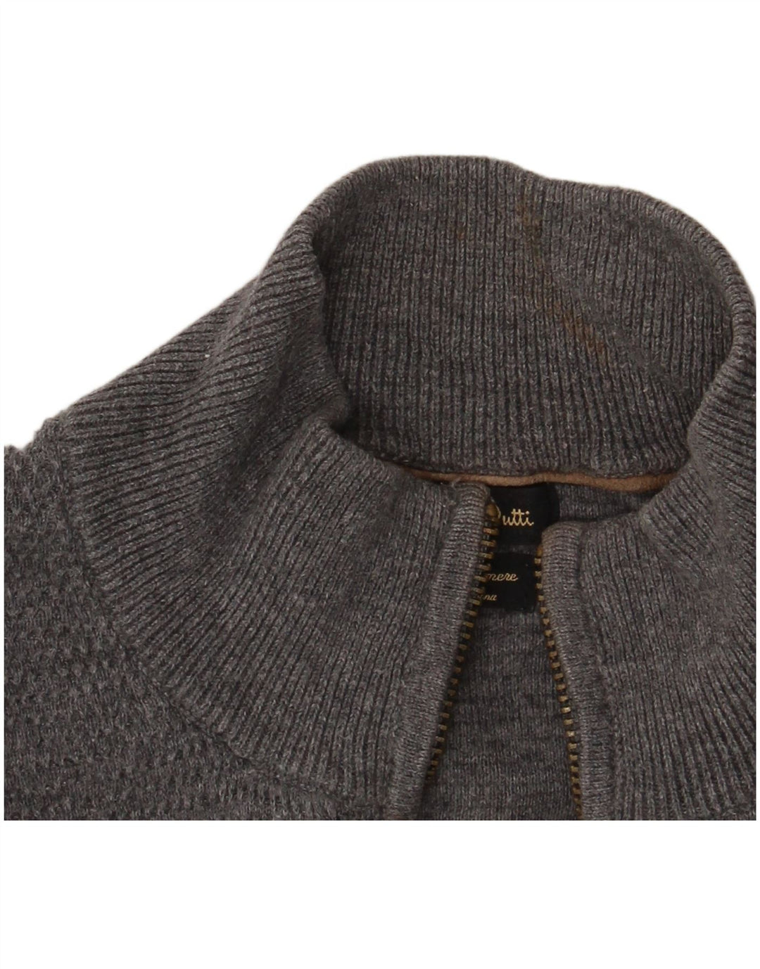 Massimo Dutti Cardigan zippé pour homme XL Gris