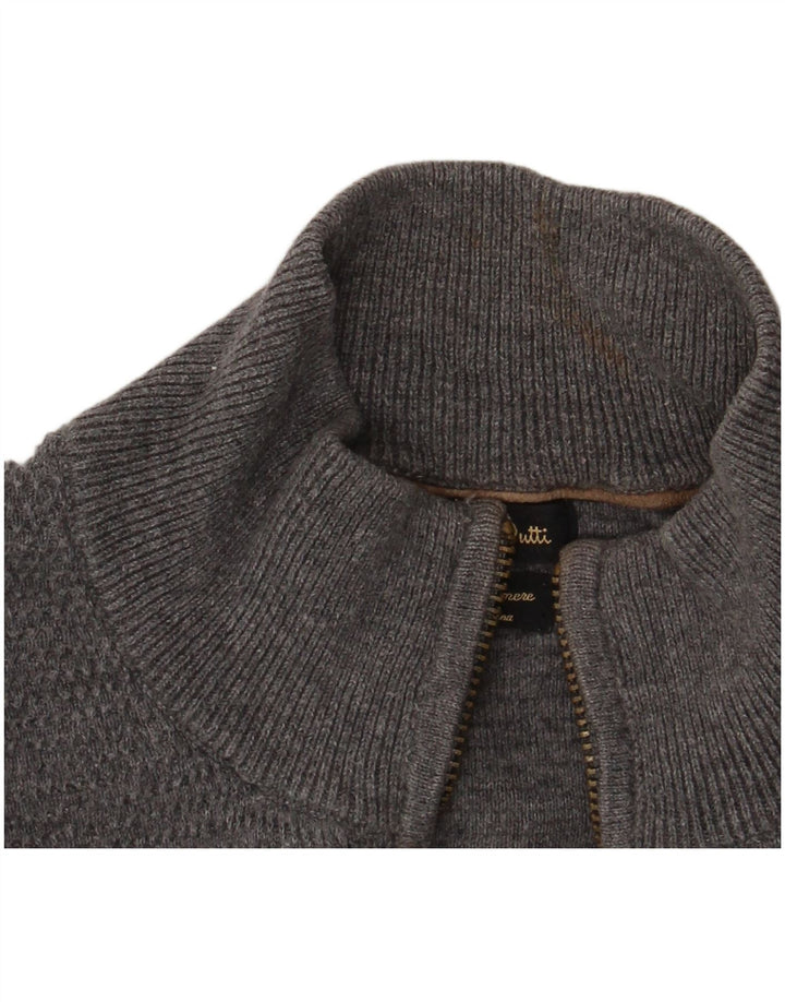 Massimo Dutti Cardigan zippé pour homme XL Gris