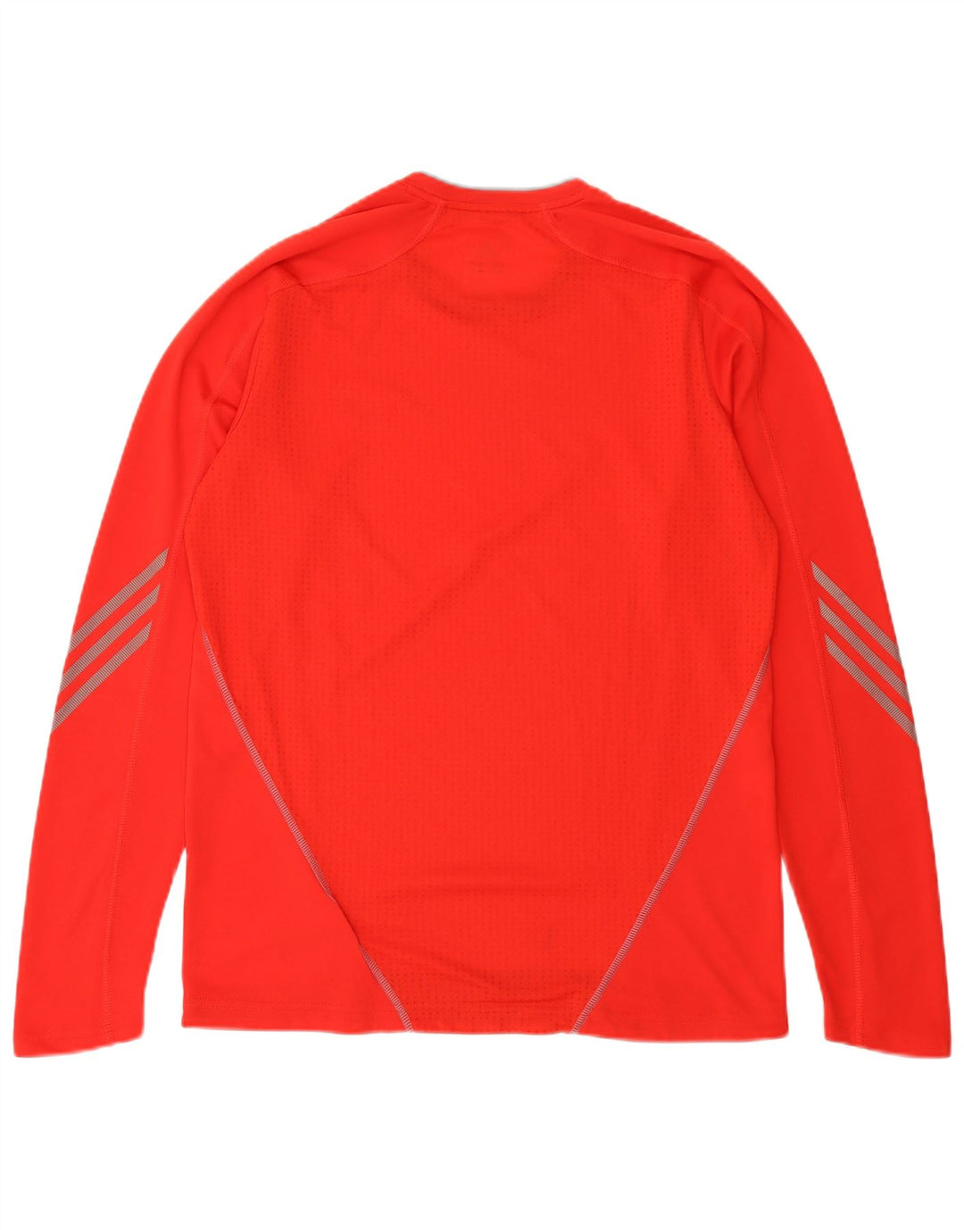 ADIDAS Haut Climalite à manches longues pour homme en polyester rouge moyen