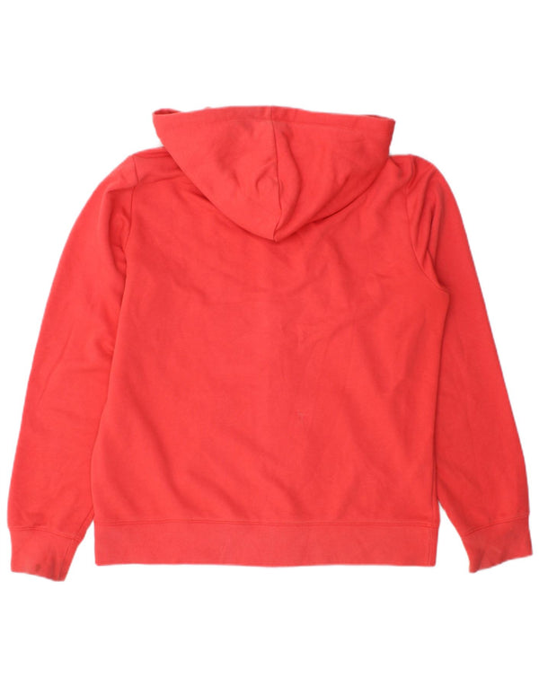 Champion Pull à capuche zippé pour femme UK 16 Large Rouge Coton