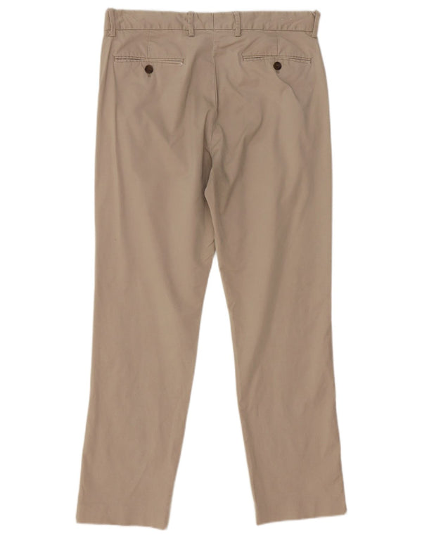 J. Crew Womens Flex Slim Chino Trousers  W31 L30 Beige Cotton