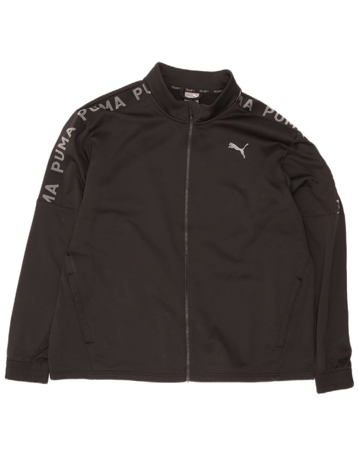 Puma Veste de survêtement graphique pour homme 2XL Noir Polyester