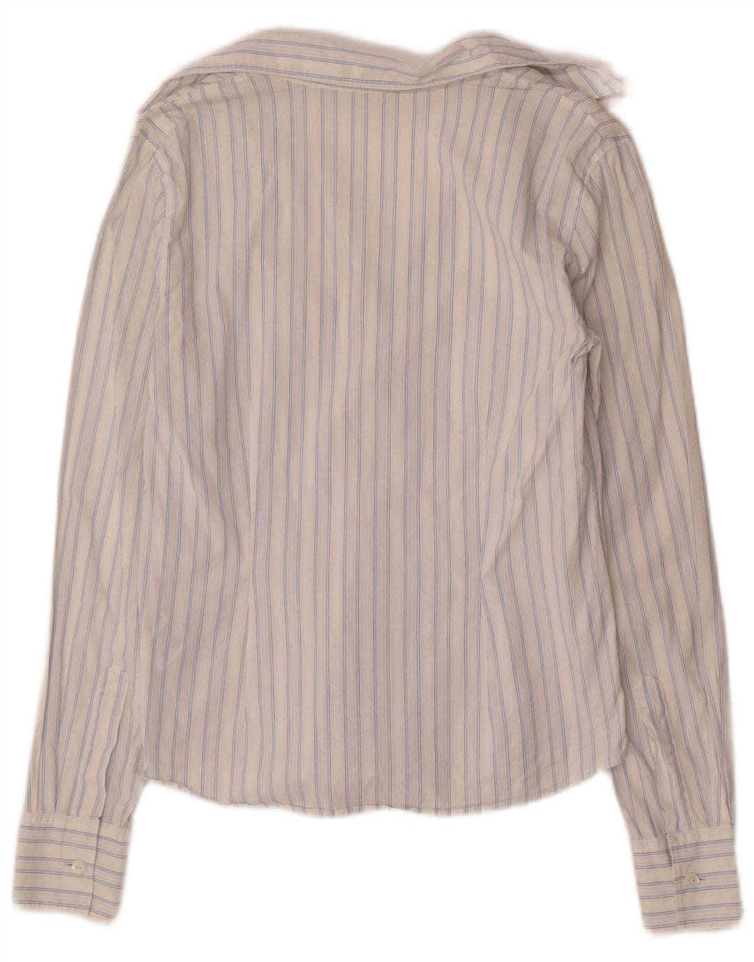 Tommy Hilfiger Chemise Femme US 6 Medium Blanc Rayé Coton
