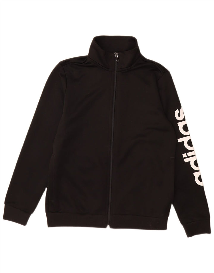 Adidas Veste de Survêtement Graphique Fille 11-12 Ans Noir Polyester