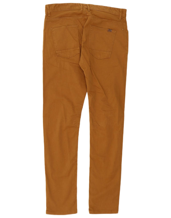 Zara Pantalon décontracté slim pour homme EU 44 Large W34 L33 Orange