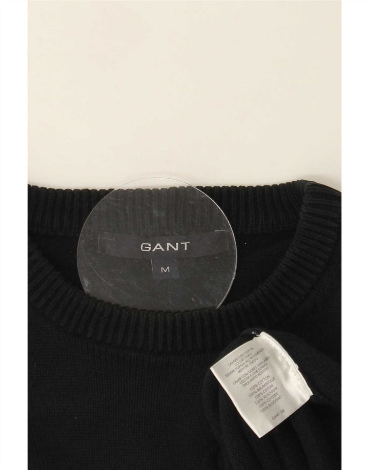 Gant Pull Col Rond Homme Bleu Marine Moyen Coton