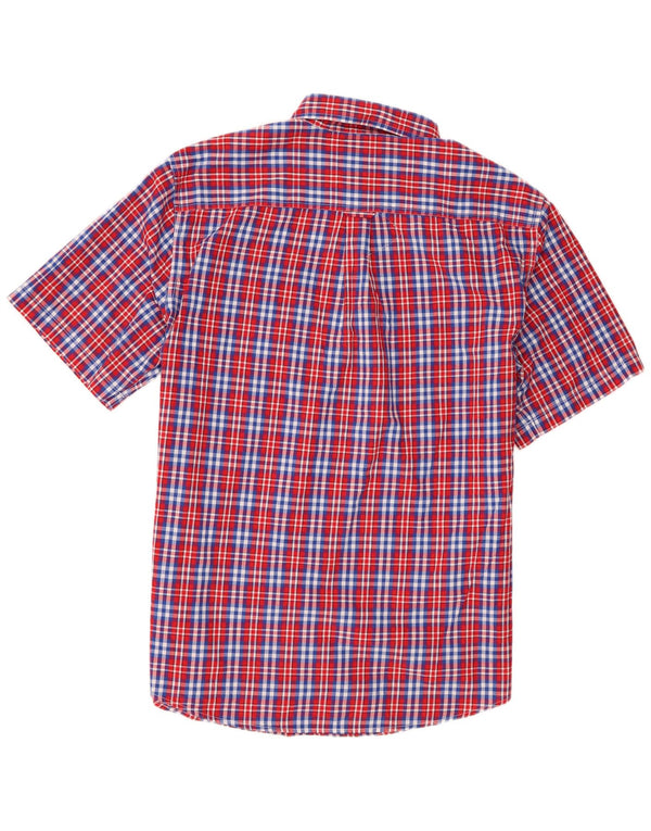 Chaps Chemise à Manches Courtes Homme XL Coton à Carreaux Multicolore