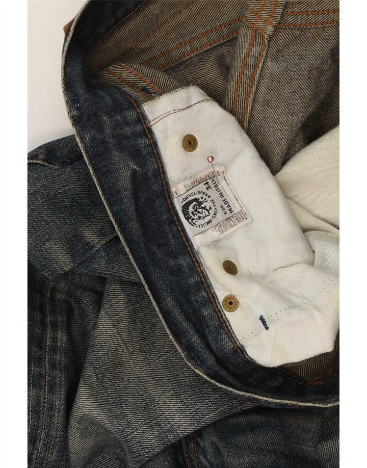 Diesel Jean droit homme W34 L34 bleu marine coton