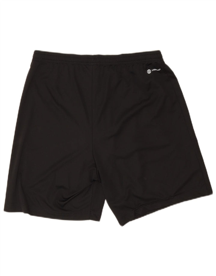 Adidas Short de sport Aeroready pour hommes, grand, noir, polyester