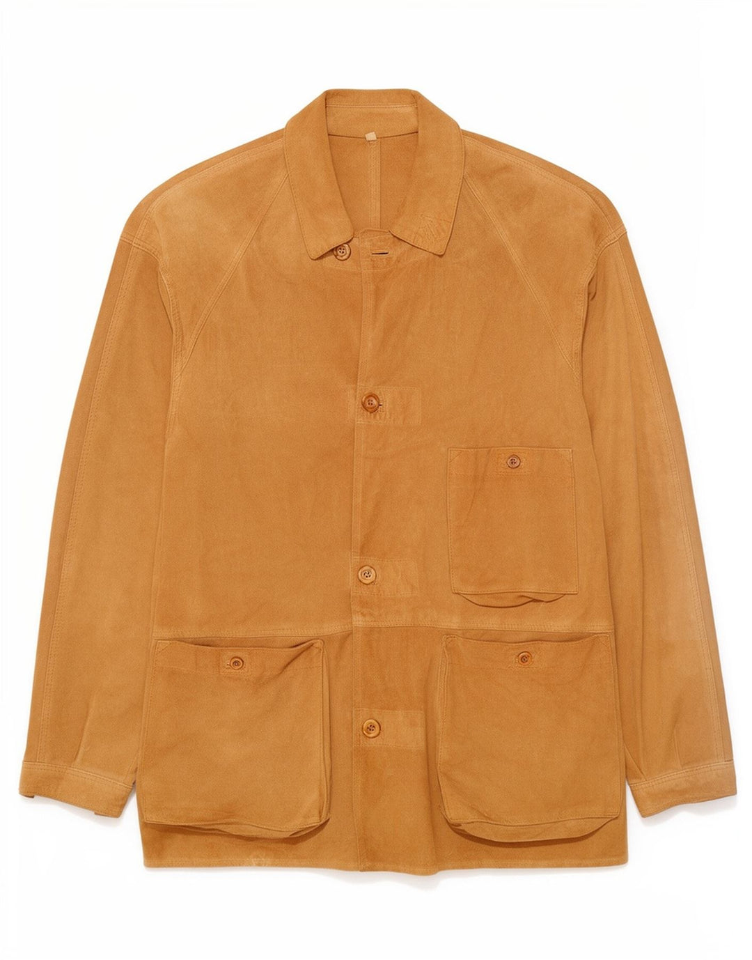 veste en daim homme vintage IT46 Petit Beige