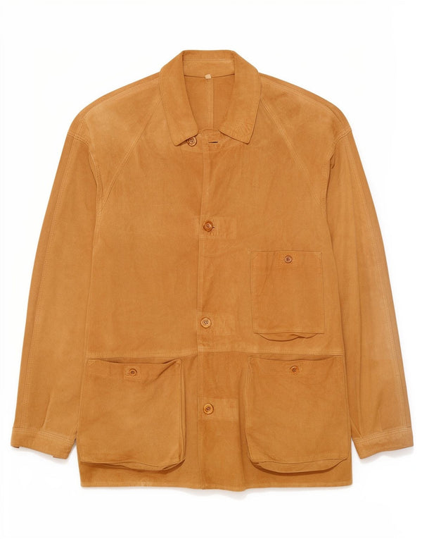 veste en daim homme vintage IT46 Petit Beige