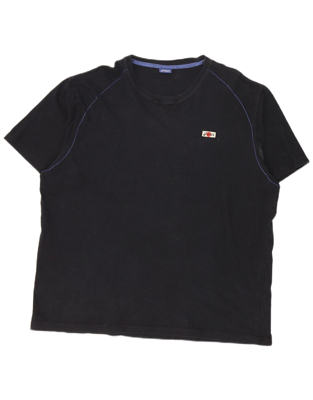Asics T-Shirt Homme Haut 3XL Noir Coton