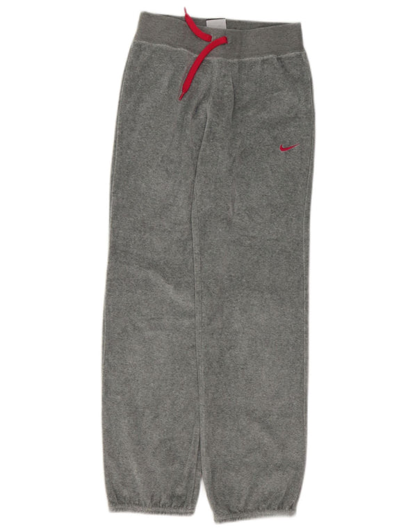 Nike Pantalon de survêtement en velours fille 10-11 ans Gris moyen coton