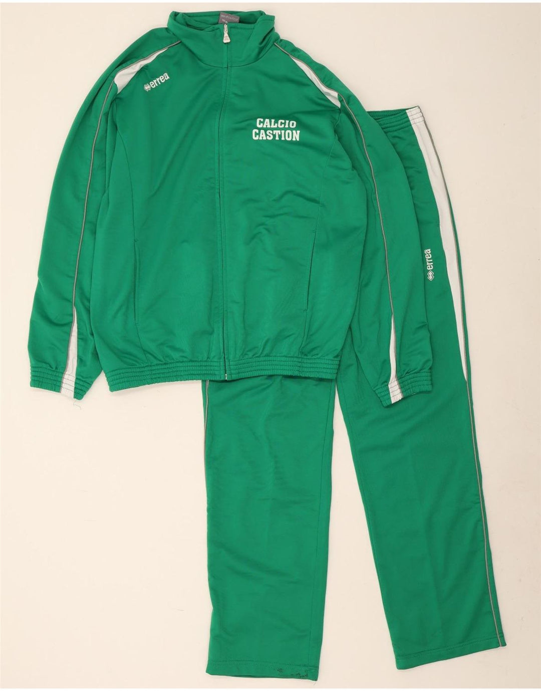 Errea Survêtement complet graphique pour homme en polyester color block grand vert