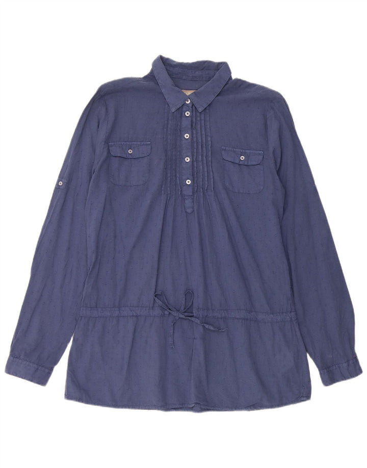 Napapijri Chemise Pull pour Femmes Royaume-Uni 16 Large Bleu