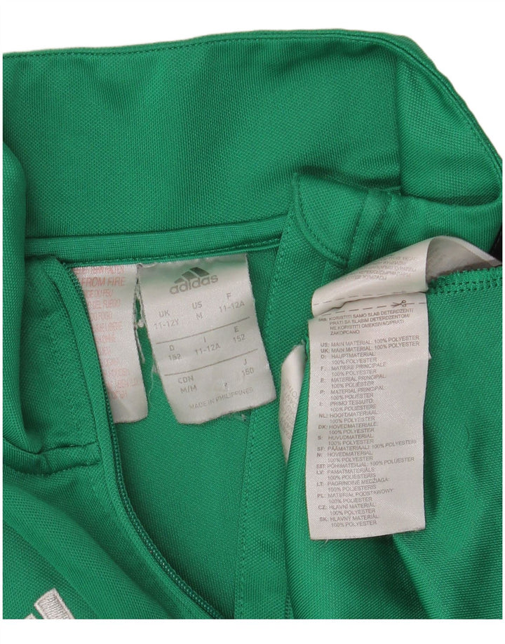 ADIDAS Haut de survêtement graphique pour garçon 11-12 ans Vert Colourblock