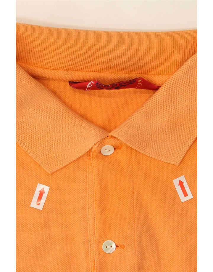 Kappa Polo Homme XL Orange Coton