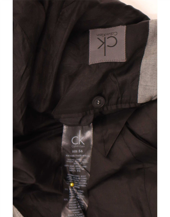 Calvin Klein Veste blazer à 2 boutons pour homme IT 56 3XL Gris laine