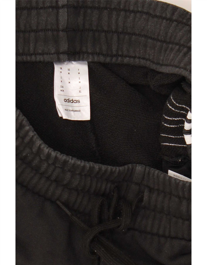 Adidas Short de Sport Garçon 13-14 Ans Coton Noir Moyen