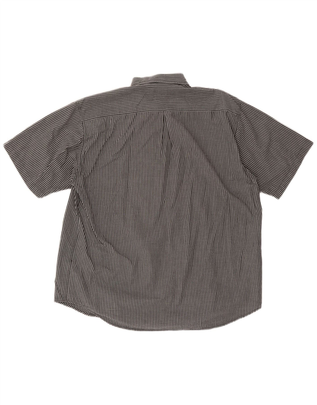 FILA Chemise à manches courtes homme XL noir à carreaux coton