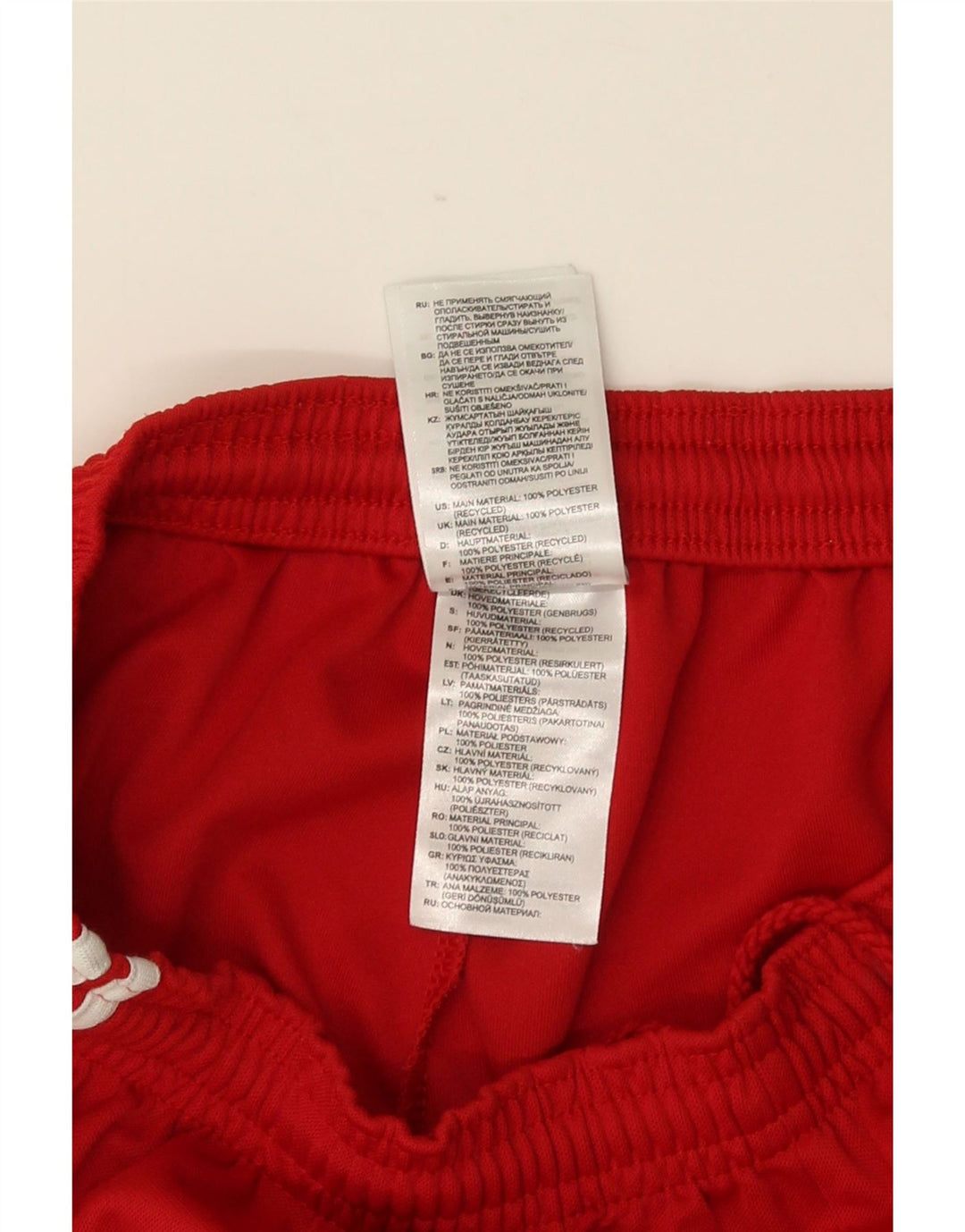 ADIDAS Short de Sport Aeroready Homme Rouge Moyen Polyester