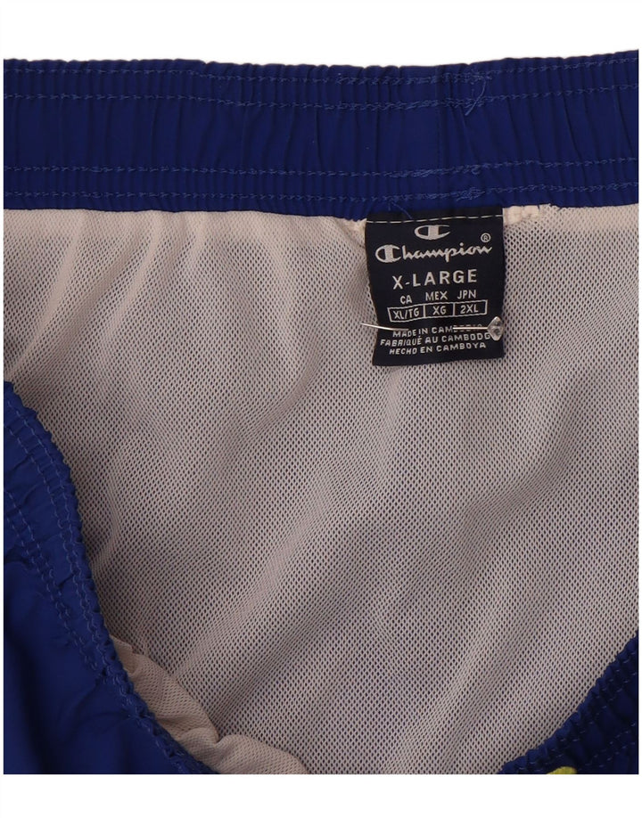 Champion Short de Bain Homme XL Bleu