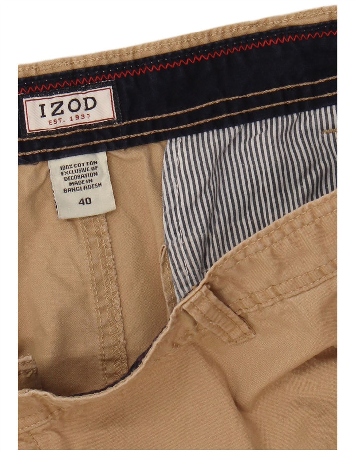 Izod Short Cargo Homme W40 XL Coton Beige