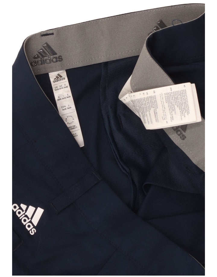 Adidas Pantalon Chino Slim Homme W34 L34 Bleu Marine Polyester