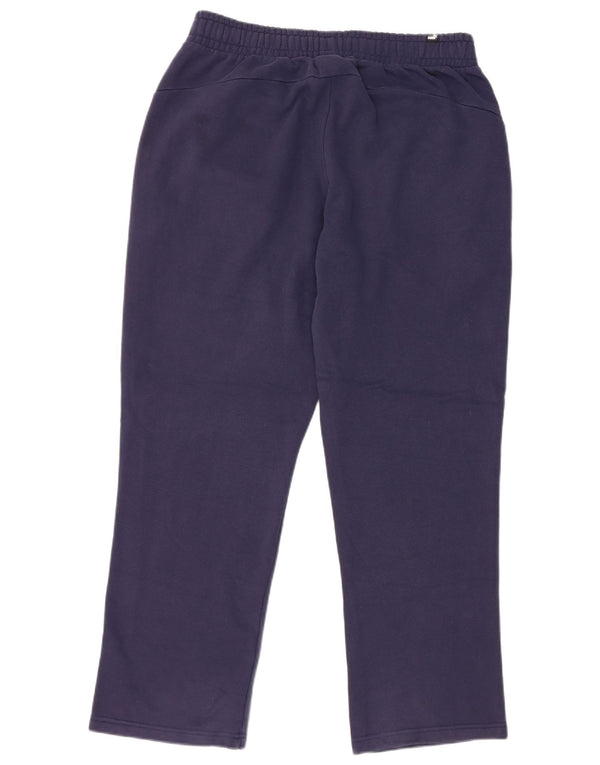 Puma Pantalon de survêtement pour homme en coton bleu marine Taille L
